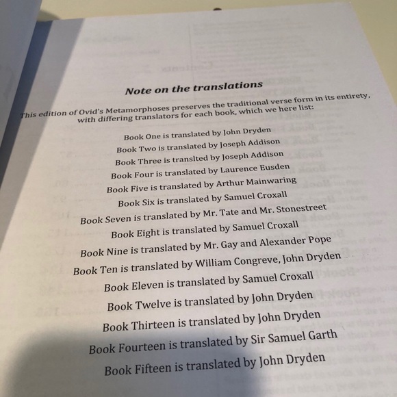 The Metamorphoses by Ovid Paperback Book - Picture 5 of 8